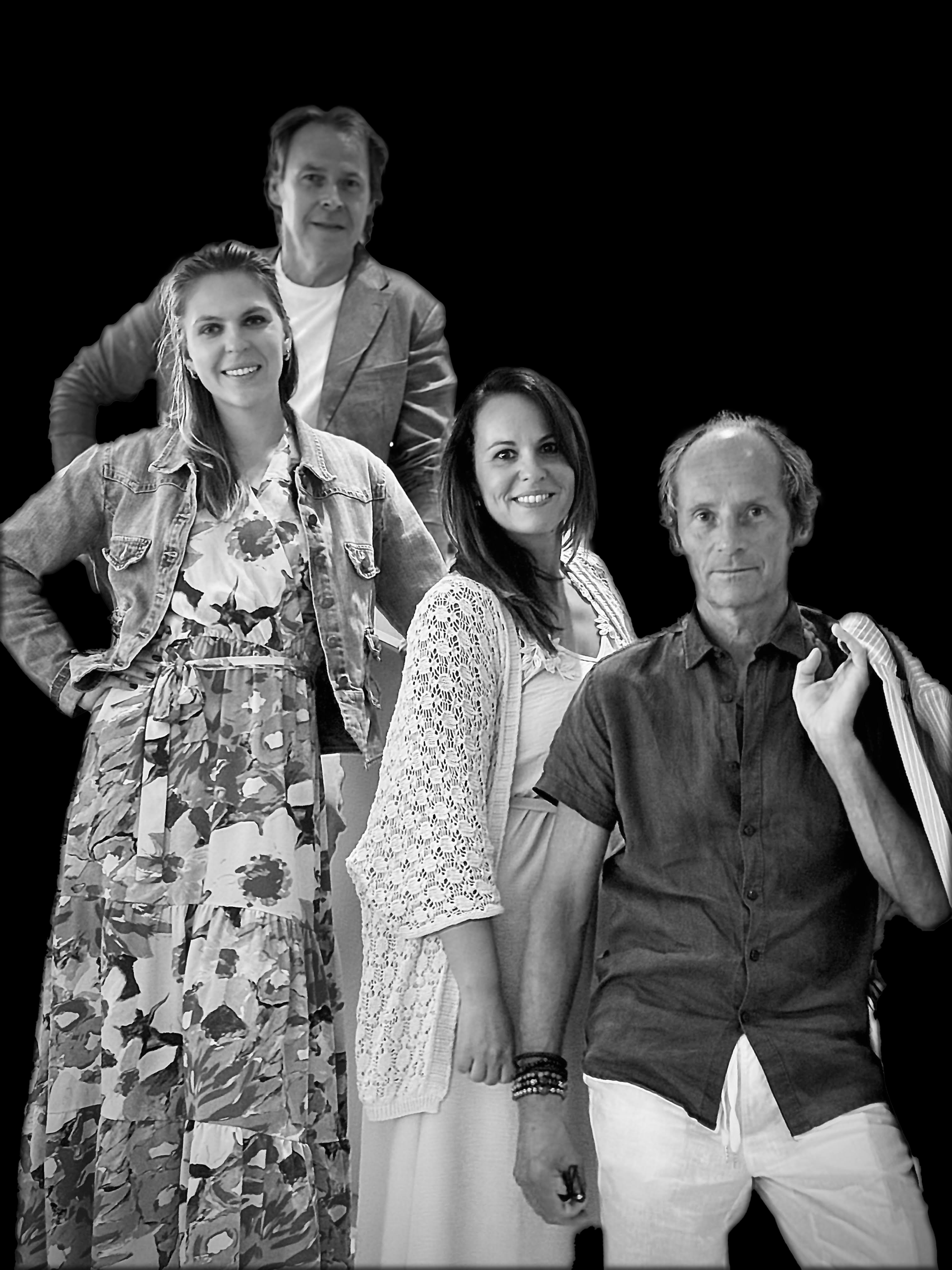 bfour staand zwart glow